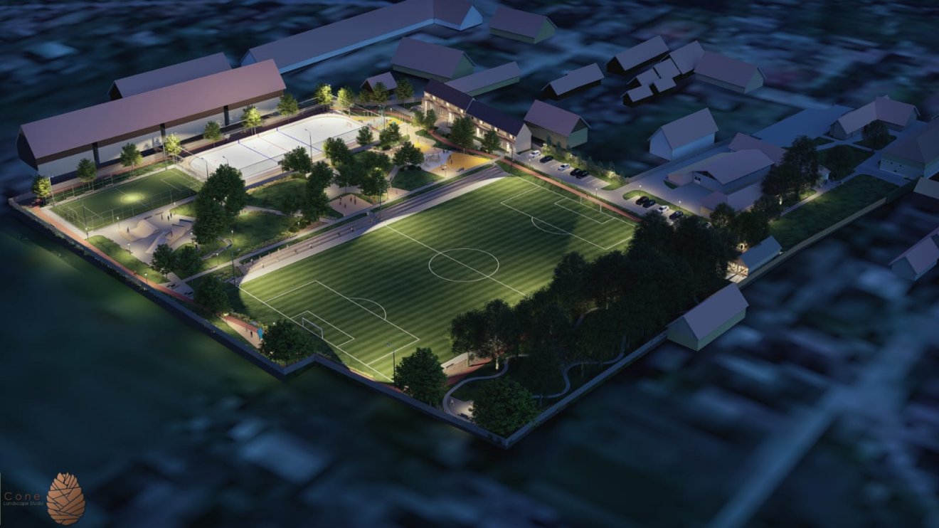 Így fog kinézni a szépvízi sportközpont •  Fotó: Szépvízi községháza