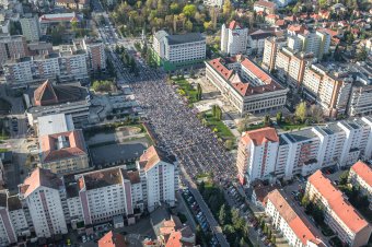 A Kárpát-medence legnagyobb ételszentelése fotókon