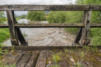 Árvízkészültséget adtak ki több folyóra, Hargita megyében a Tatros érintett