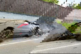 Árokba borult egy autó Nyárádmagyaróson