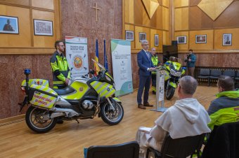 Székely vérlovagok szállítanak majd vért az adományba kapott motorkerékpárokon