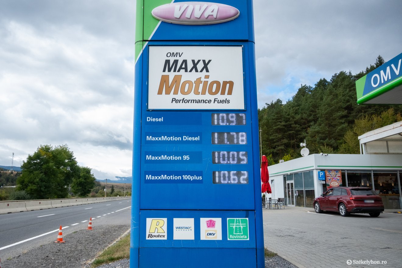 10 lej fölött a standard benzin. Csíkszeredában meglépték &bullet;  Fotó: Borbély Fanni