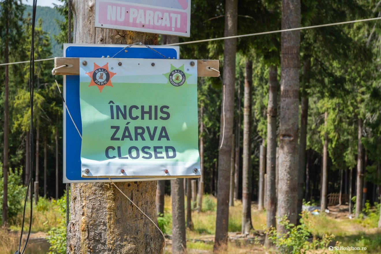 A bezárt Balu kalandpark – most már csak a csend maradt &bullet;  Fotó: Borbély Fanni
