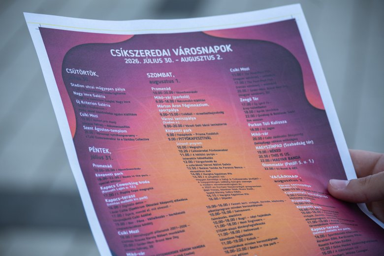 Tűzijáték nélkül, de megannyi programmal érkezik a Csíkszeredai Városnapok