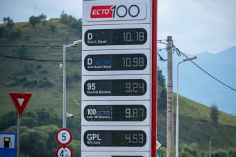 Ismét 10 lej fölé ugrott a gázolaj ára