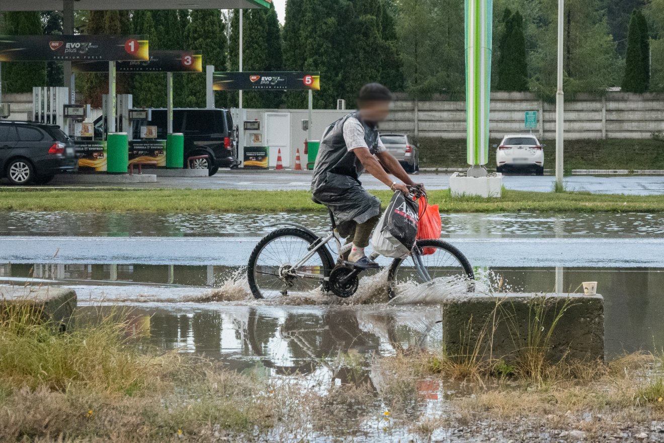 Rövid időre a víz lett az úr Csíkszeredában