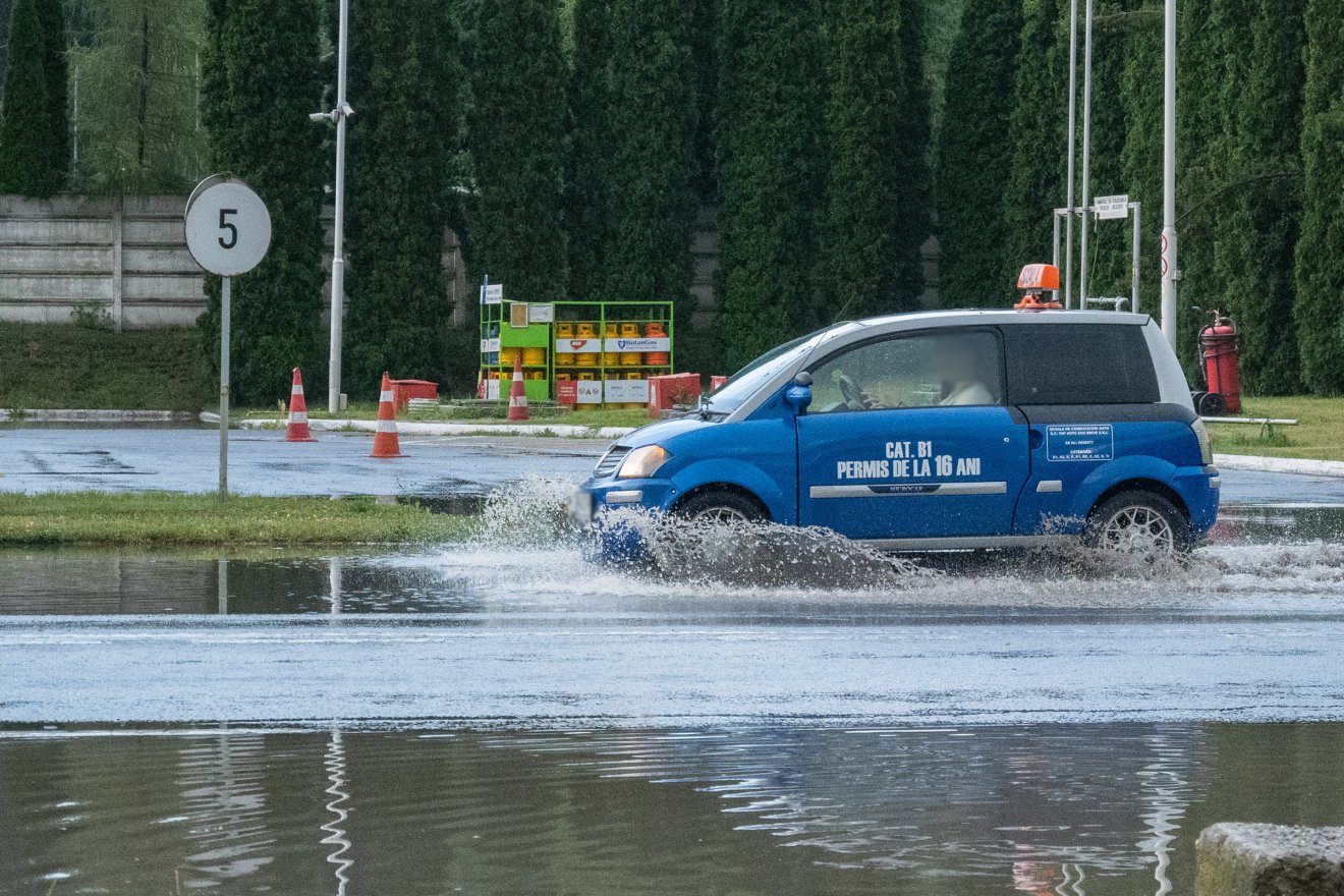 Rövid időre a víz lett az úr Csíkszeredában