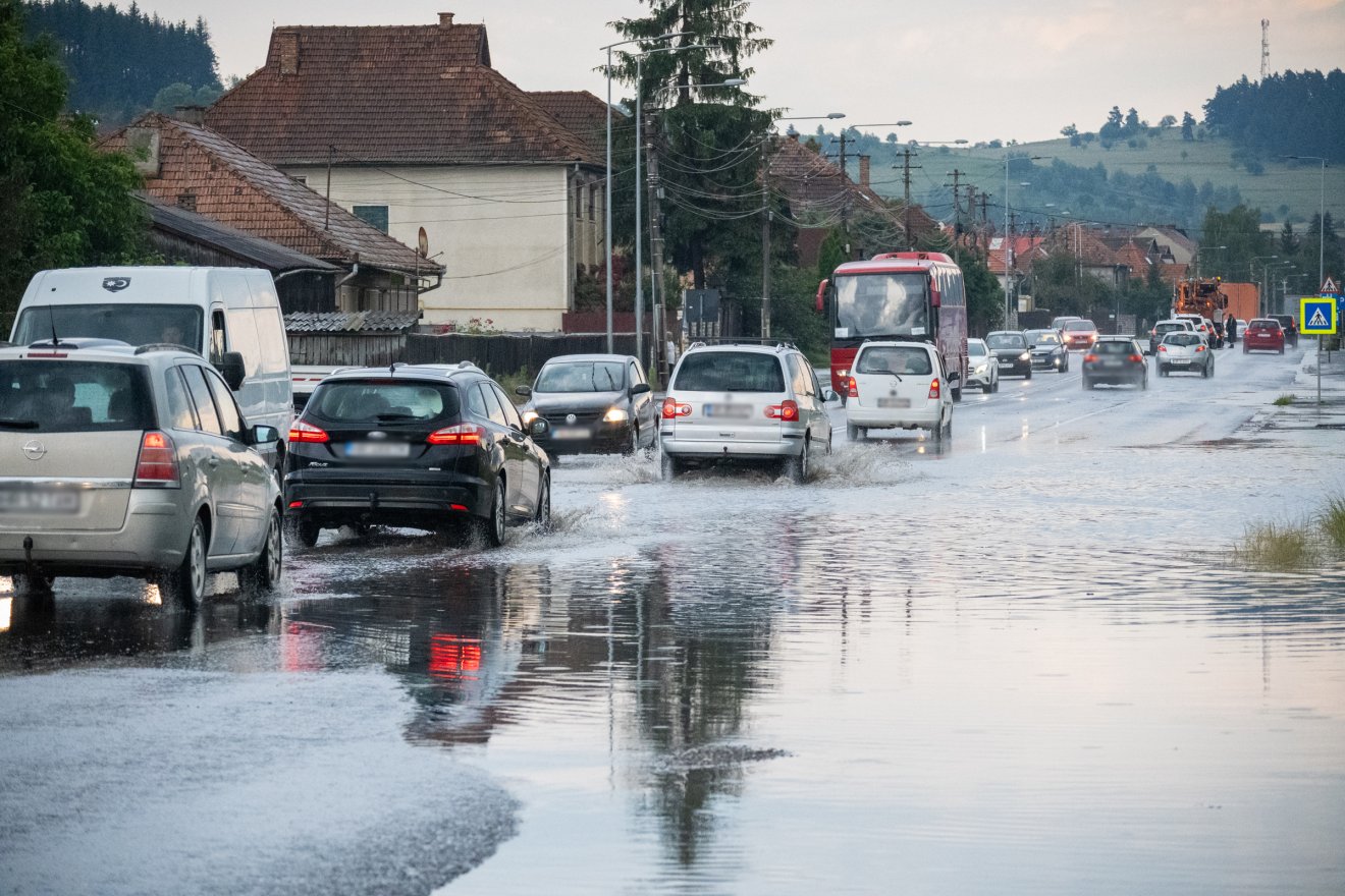Rövid időre a víz lett az úr Csíkszeredában