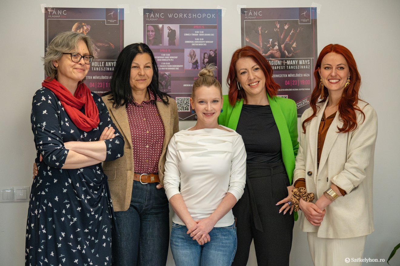 tánc, Táncvilágnap, Csíkszereda, Zaiba Anikó, Ferencz Evelin, Fazakas Nóra, Ferencz Angéla, Budapest Táncszínház