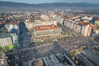 Ismét megtelt Csíkszereda főtere a Kárpát-medence legnagyobb ételszentelésén