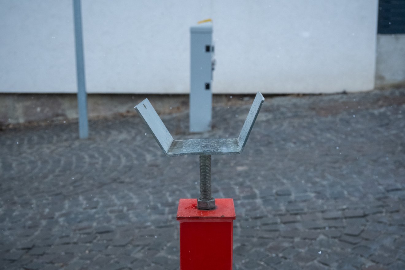 Itt volt a sorompó. Visszaállítják • Fotó: Borbély Fanni