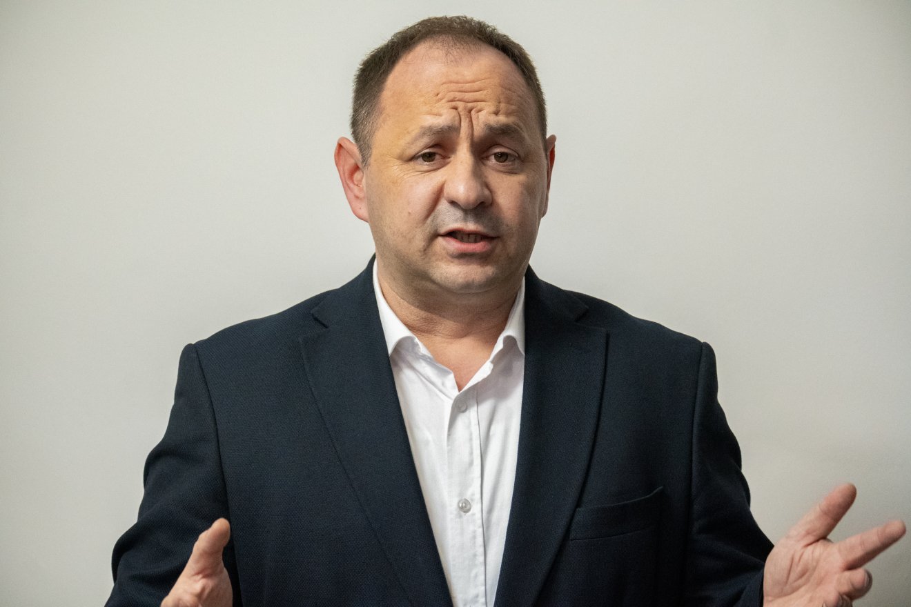 Kozma István, Csíkszentsimon polgármestere &bullet;  Fotó: Borbély Fanni