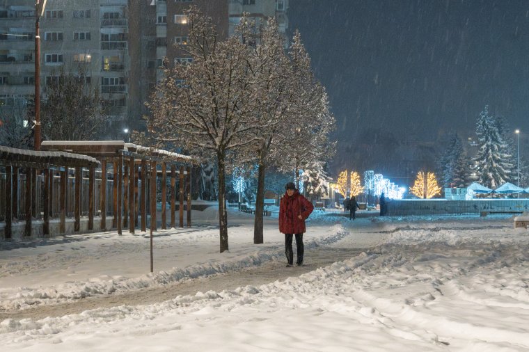 Hargitafürdőn 50, Csíkszeredában 20 centi hó esett