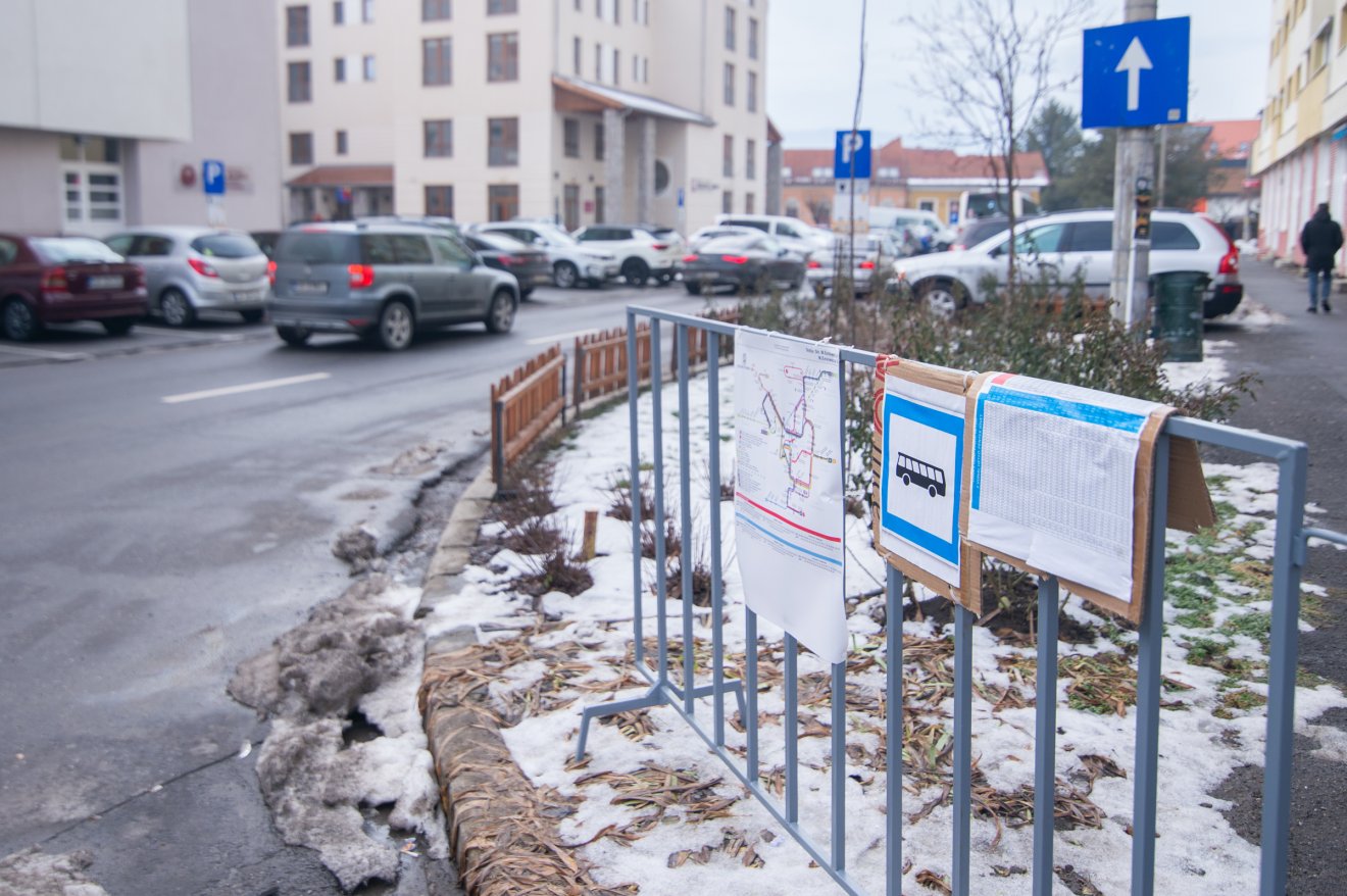 Az ideiglenes megállókat átalakítják &bullet;  Fotó: Borbély Fanni