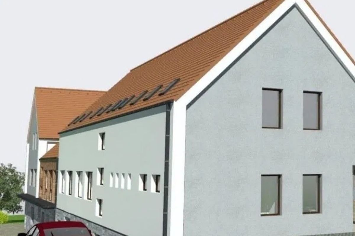 Az új iskola látványterve • Fotó: Központi Régió