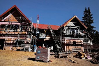 Hargitafürdőn jól halad a közösségi központ építése