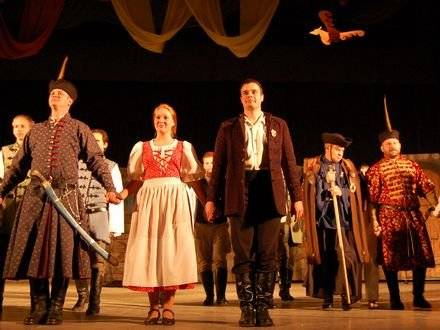 Színházi előadás a hajdúk letelepedéséről