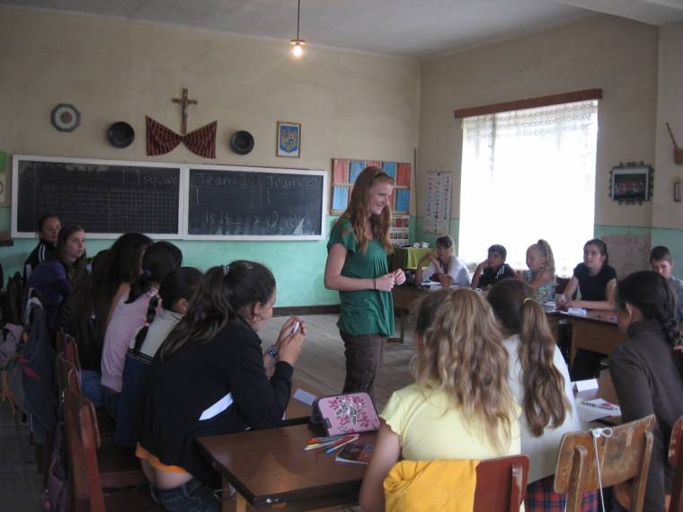 Amerikai önkéntes Csíkmadarason