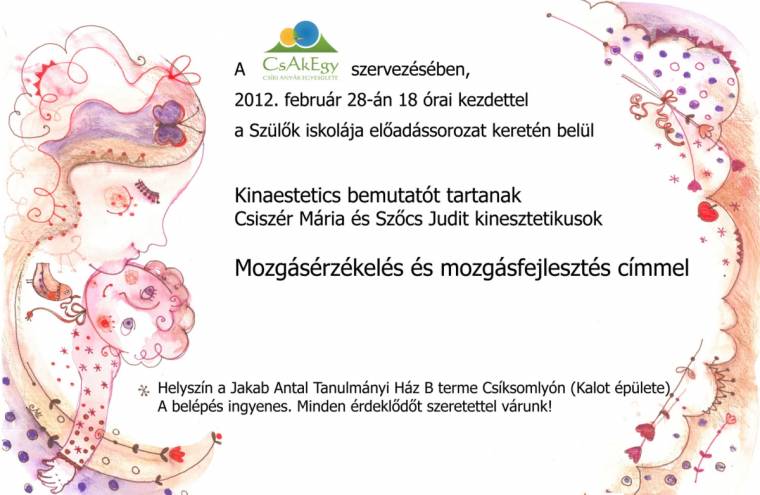 Kinaesthetics bemutató