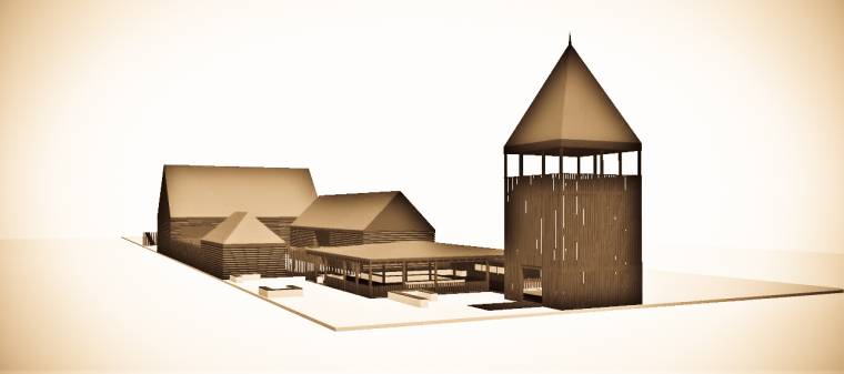 Székely terv a Milánói Világkiállítás magyar pavilonjára