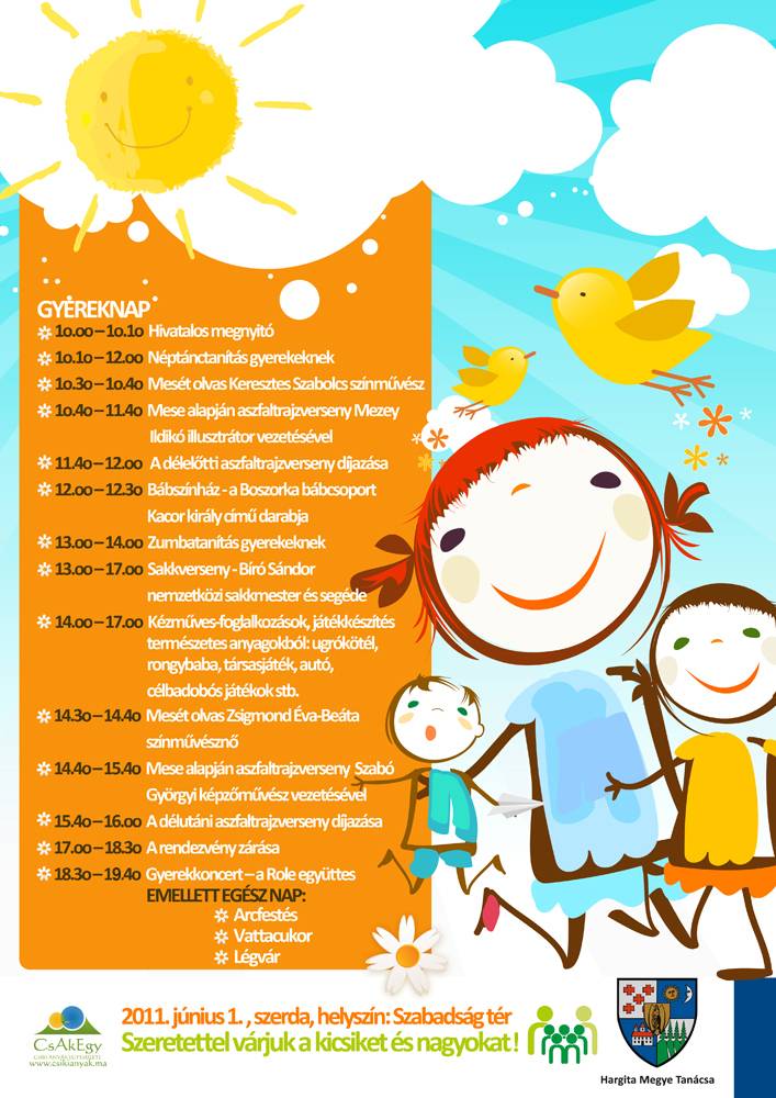 Juhééé, szerdán gyereknap!
