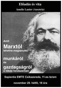 Amit Marxtól lehetne megtanulni