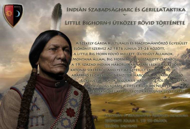 Előadás az indián szabadságharcról és gerillataktikáról