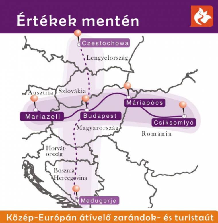 Egyre közelebb céljukhoz a Mária Úton érkező pünkösdi zarándokok