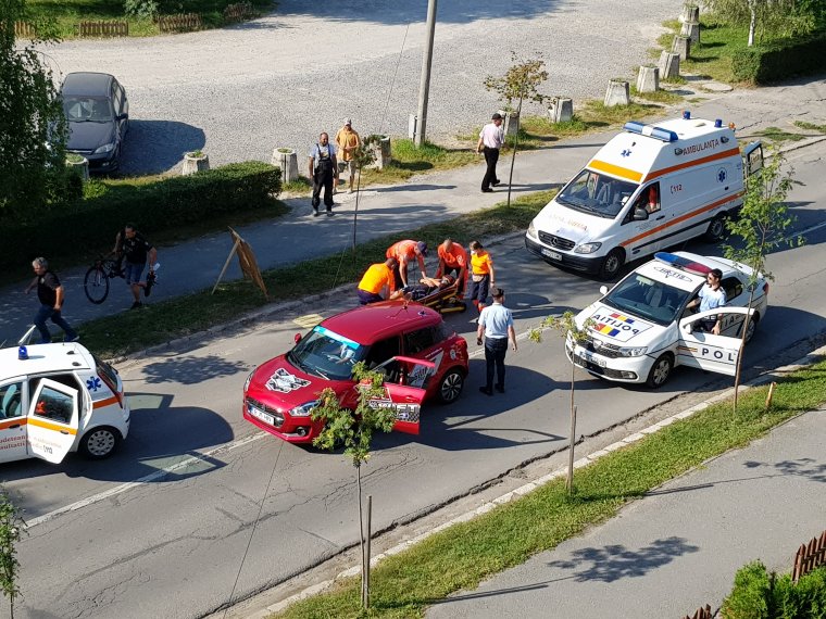 Balesetet szenvedett egy kerékpáros a körversenyen