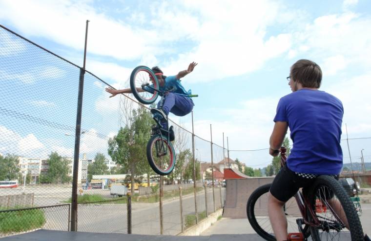 Extrém kerékpárversenyek Csíkszeredában