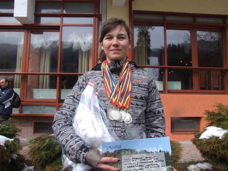 Sógor Sarolt Románia szlalombajnoka