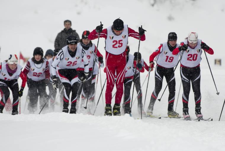 Csak a sífutók versenyeztek
