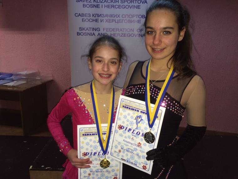 Csíki műkorcsolyázók Szarajevóban