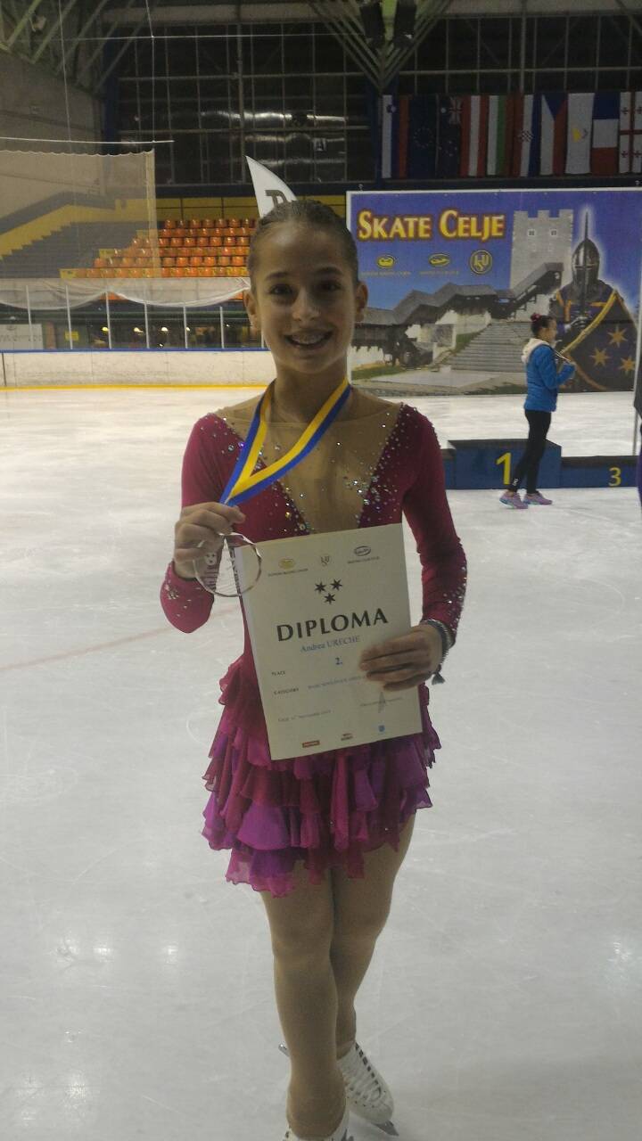 Celjében versenyeztek a csíki műkorcsolyázók