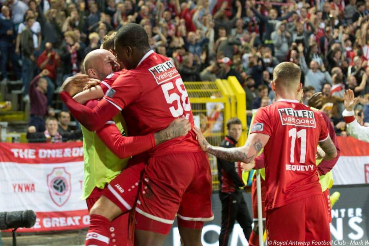 Legutóbb a Zulte Waregemet győzték le könnyedén •  Fotó: Facebook/Royal Antwerp - Mark W.