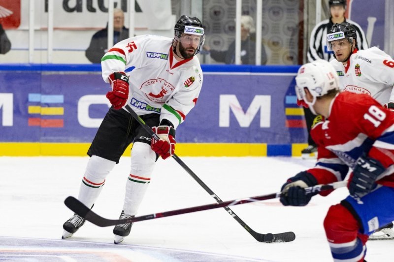 Szoros meccset játszottak a magyarok a világelitbe tartozó norvégekkel •  Fotó: Fredrik Hagen/Norwegian Ice Hockey Association