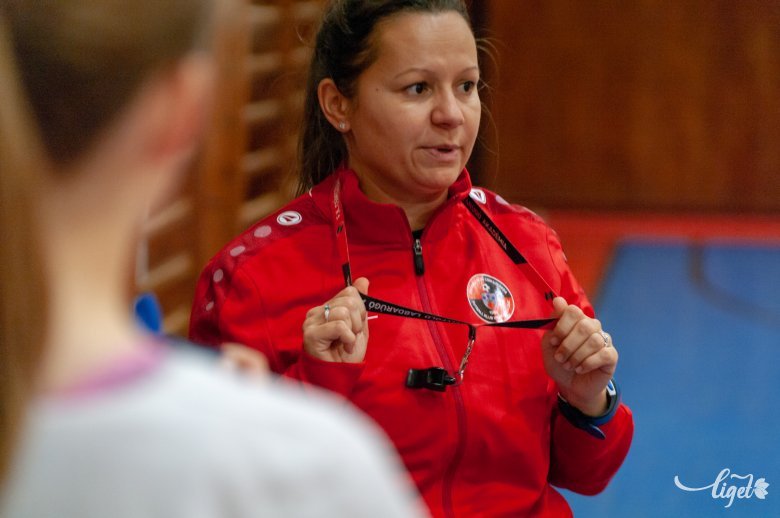 Portik Helga életében mindig is nagy szerepet töltött be a foci •  Fotó: Gábos Albin