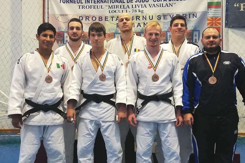 A VSK Csíkszereda dzsúdósai az U23-as bajnokságon &bullet;  Fotó: Facebook/Albu Botond