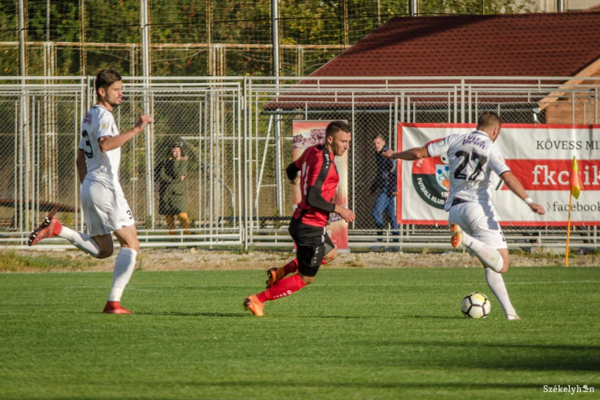 Mindkét csíki gólt Magyari Szilárd szerezte •  Fotó: Pinti Attila