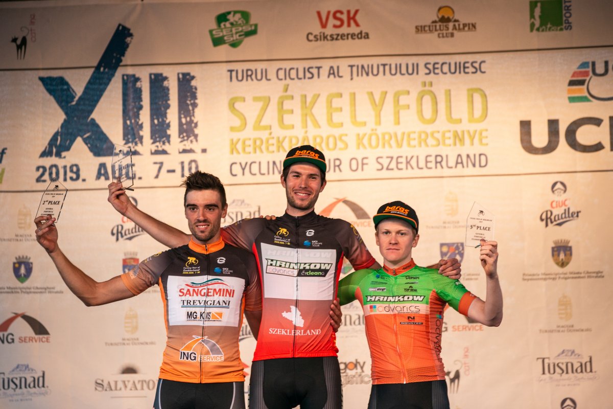 Jonas Rapp, Paolo Toto és Dominik Hrinkow, az összetett verseny első három helyezettje &bullet;  Fotó: Halmágyi Zsolt