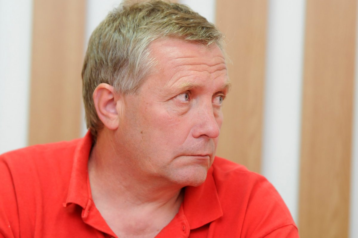 Gál Sándor, a Sportklub edzője •  Fotó: Saját archív gyűjtemény