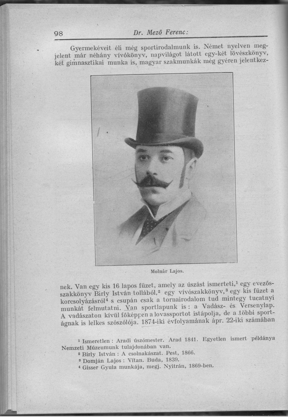 Molnár Lajos portréja •  Fotó: Boda Jenő