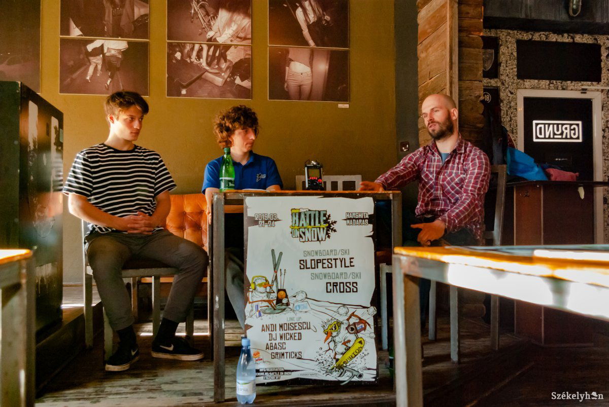 A Battle on Snow szervezői &bullet;  Fotó: Gábos Albin