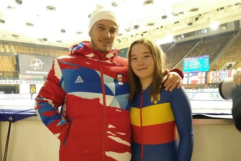 Albert Katalin és edzője, Kalamár Zsolt &bullet;  Fotó: COSR