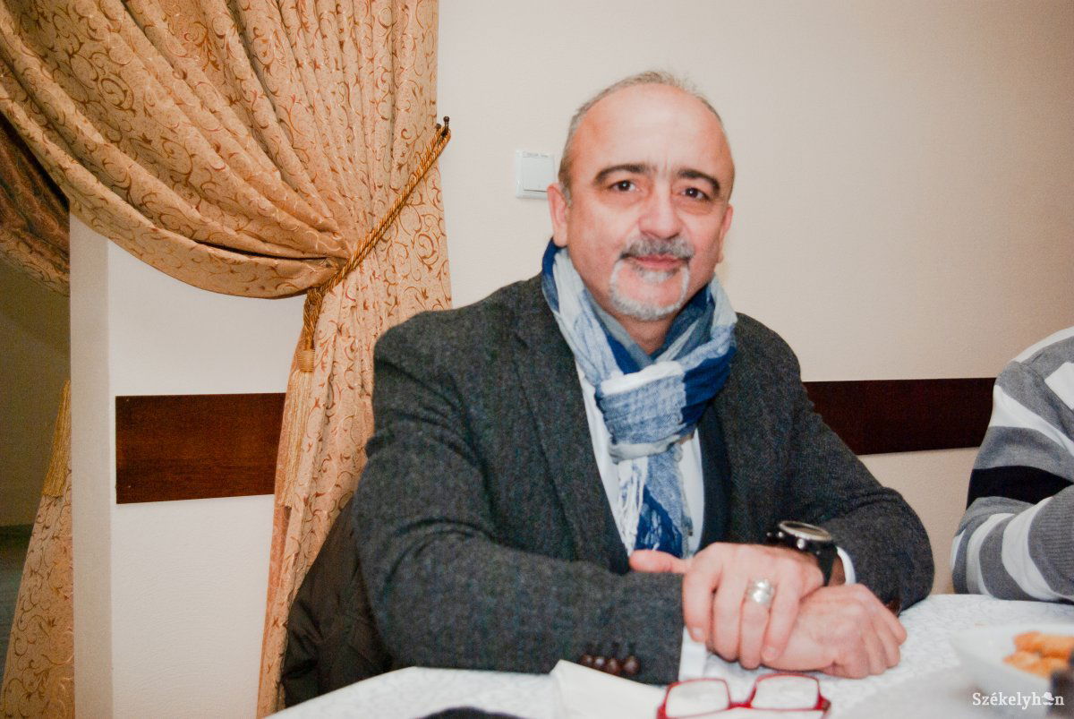 Zakariás Zsolt 2019 januárjában Csíkkarcfalván •  Fotó: Gábos Albin