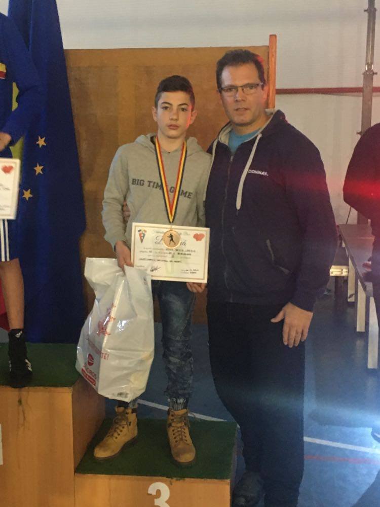 Szőcs Bence és edzője, Tódor Loránd &bullet;  Fotó: Forrás: Bene Regaz