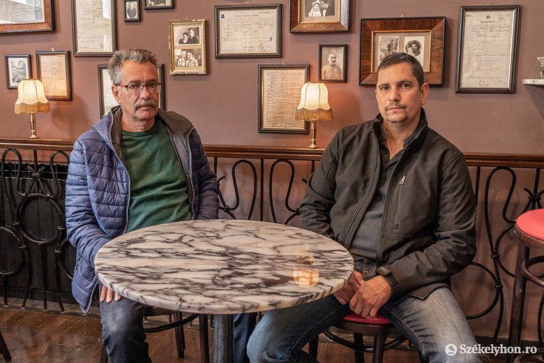 Sprencz Tamás és fia, ifjabbik Tamás •  Fotó: Pinti Attila