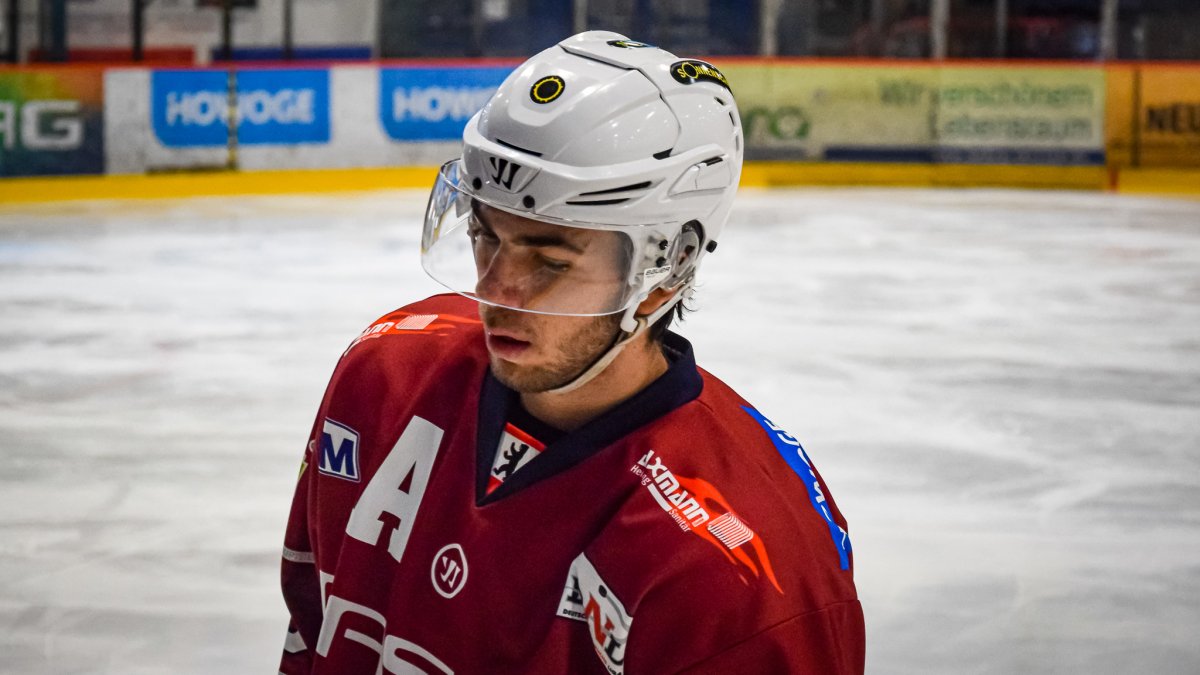 Kánya Tamás az Eisbären Berlin U20-as együttesének játékosaként •  Fotó: Forrás:Kánya Tamás