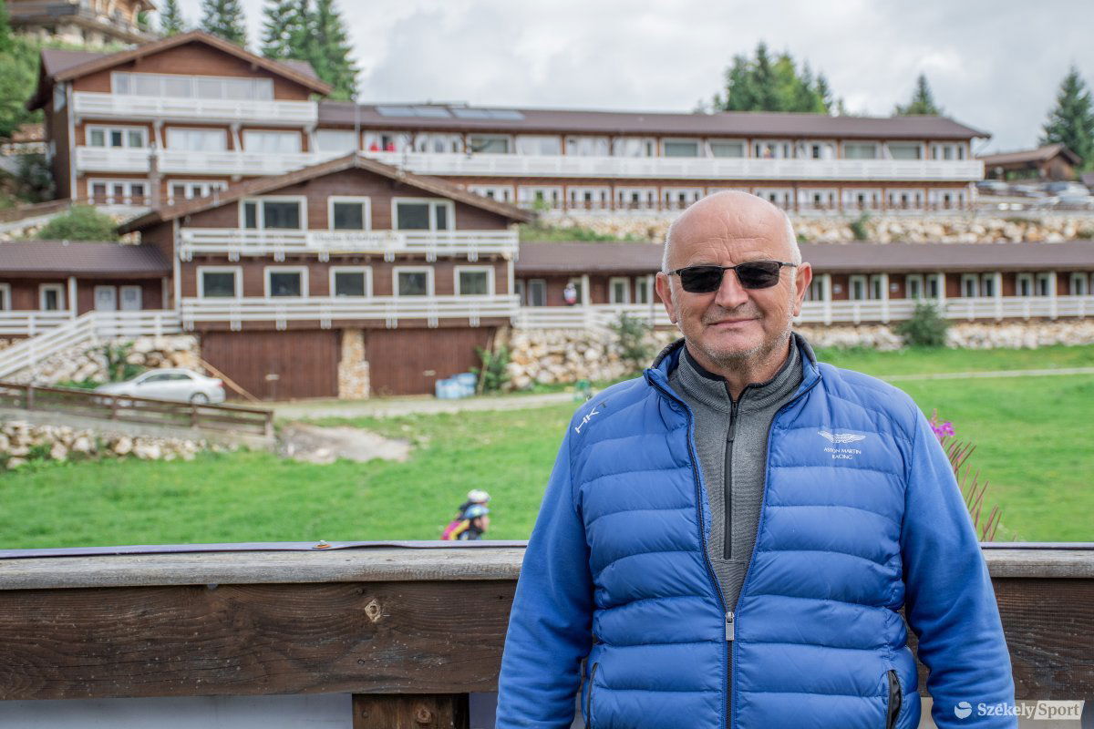 Ovidiu Gârbacea. Kerüli a közszereplést, jól érzi magát a sportolók között •  Fotó: Pinti Attila