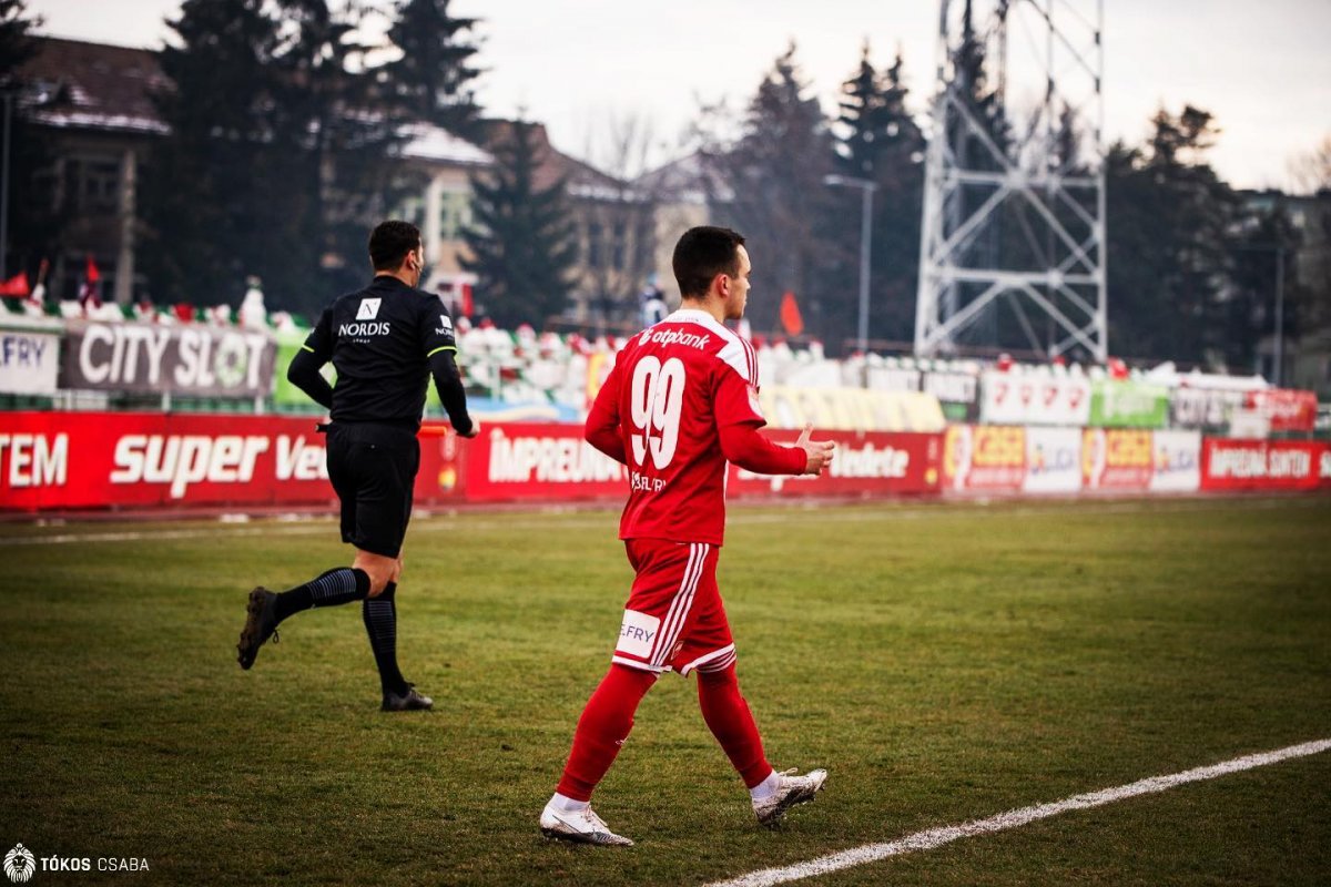 Csiszer Balázs a sepsi OSK mezében &bullet;  Fotó: Tókos Csaba